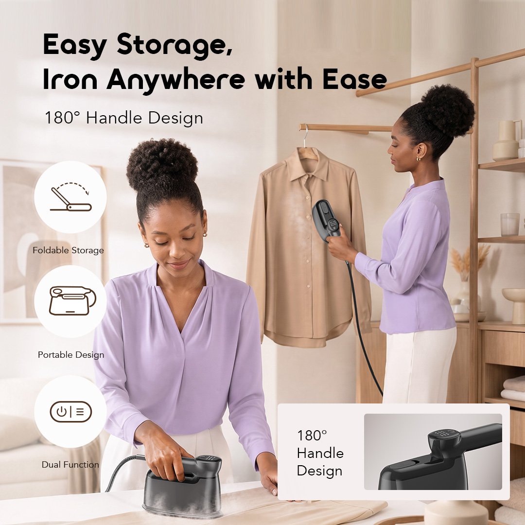 oraimo steamcore lite electric iron africa OEI-201A 02 easy storage