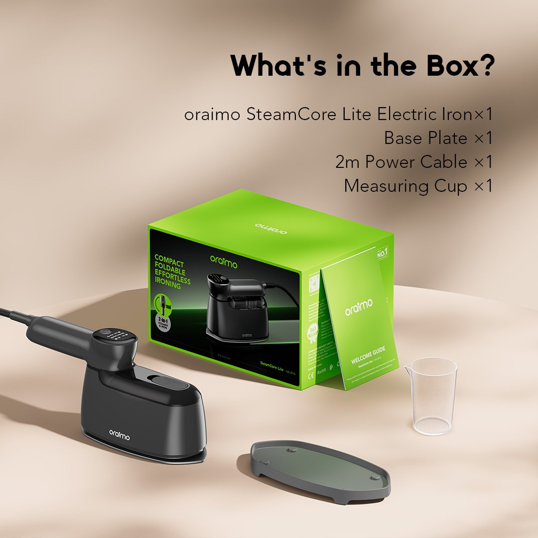 oraimo steamcore lite electric iron africa OEI-201A 08 whats in the box