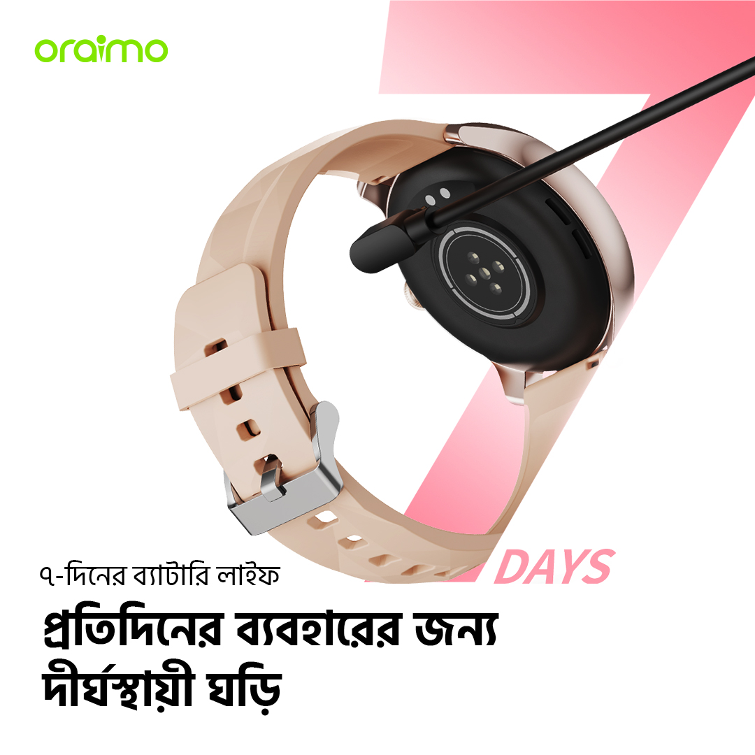 স্মার্ট ওয়াচ Watch 2R OSW-30 IP68 ৭ দিনের ব্যাটারি লাইফ
