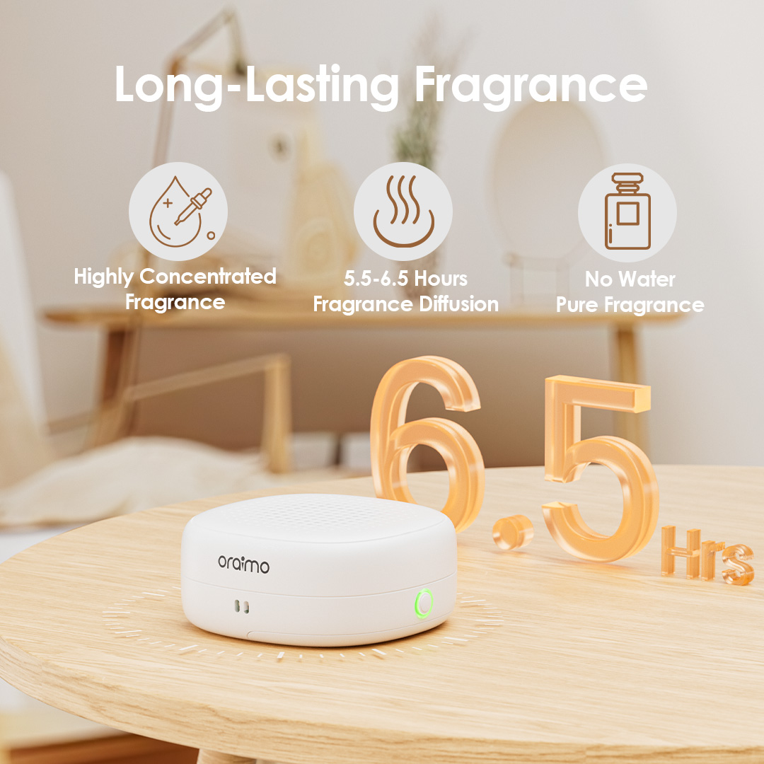 oraimo Aroma Diffuser AromaGo OAD-211A 6 hours usage time oraimo Aroma Diffuser AromaGo OAD-211A 6 hours usage time