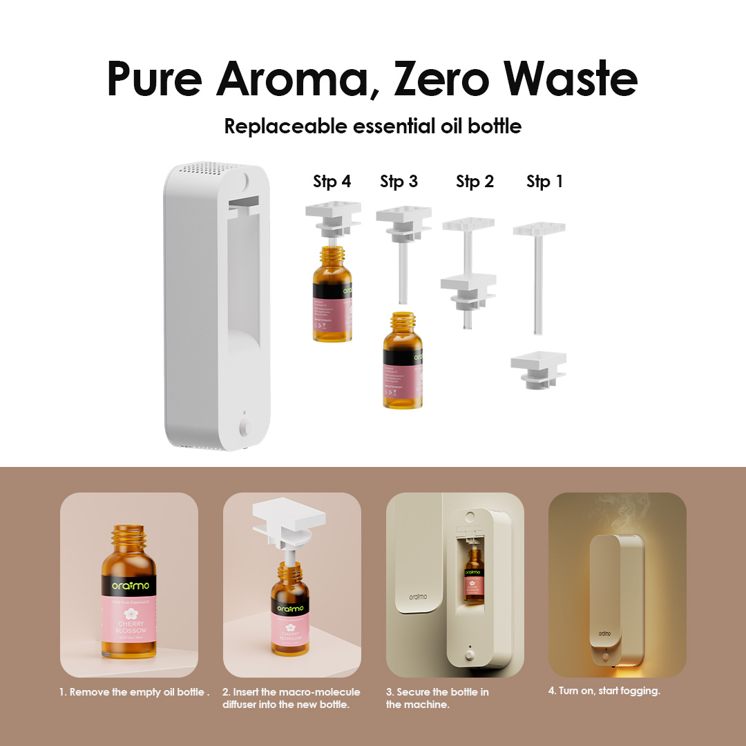 oraimo aroma diffuser AromaGlow OAD-212A zero waste oraimo aroma diffuser AromaGlow OAD-212A zero waste