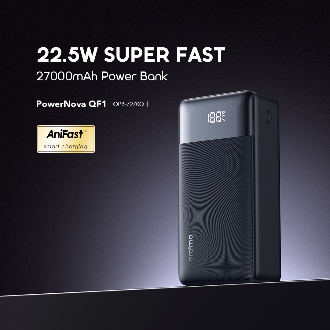 oraimo 27000mAh Power Bank PowerNova QF1 OPB-7270Q oraimo 27000mAh Power Bank PowerNova QF1 OPB-7270Q