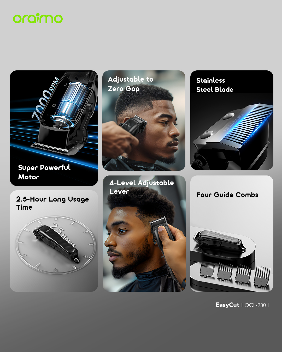 oraimo-Hair-Clipper-EasyCut-OCL-230-Features oraimo-Hair-Clipper-EasyCut-OCL-230-Features