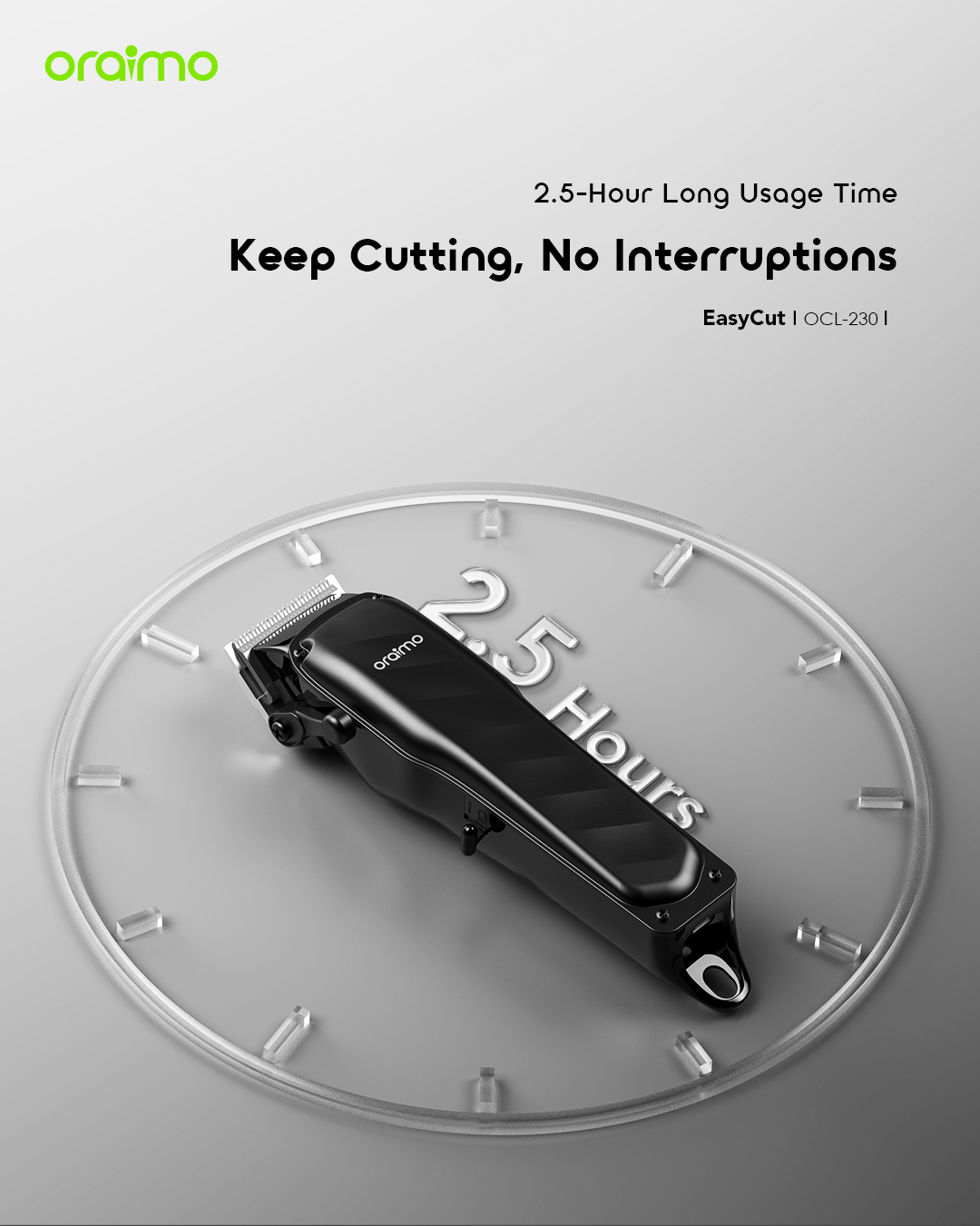 oraimo-Hair-Clipper-EasyCut-OCL-230-Long-Use-Time oraimo-Hair-Clipper-EasyCut-OCL-230-Long-Use-Time