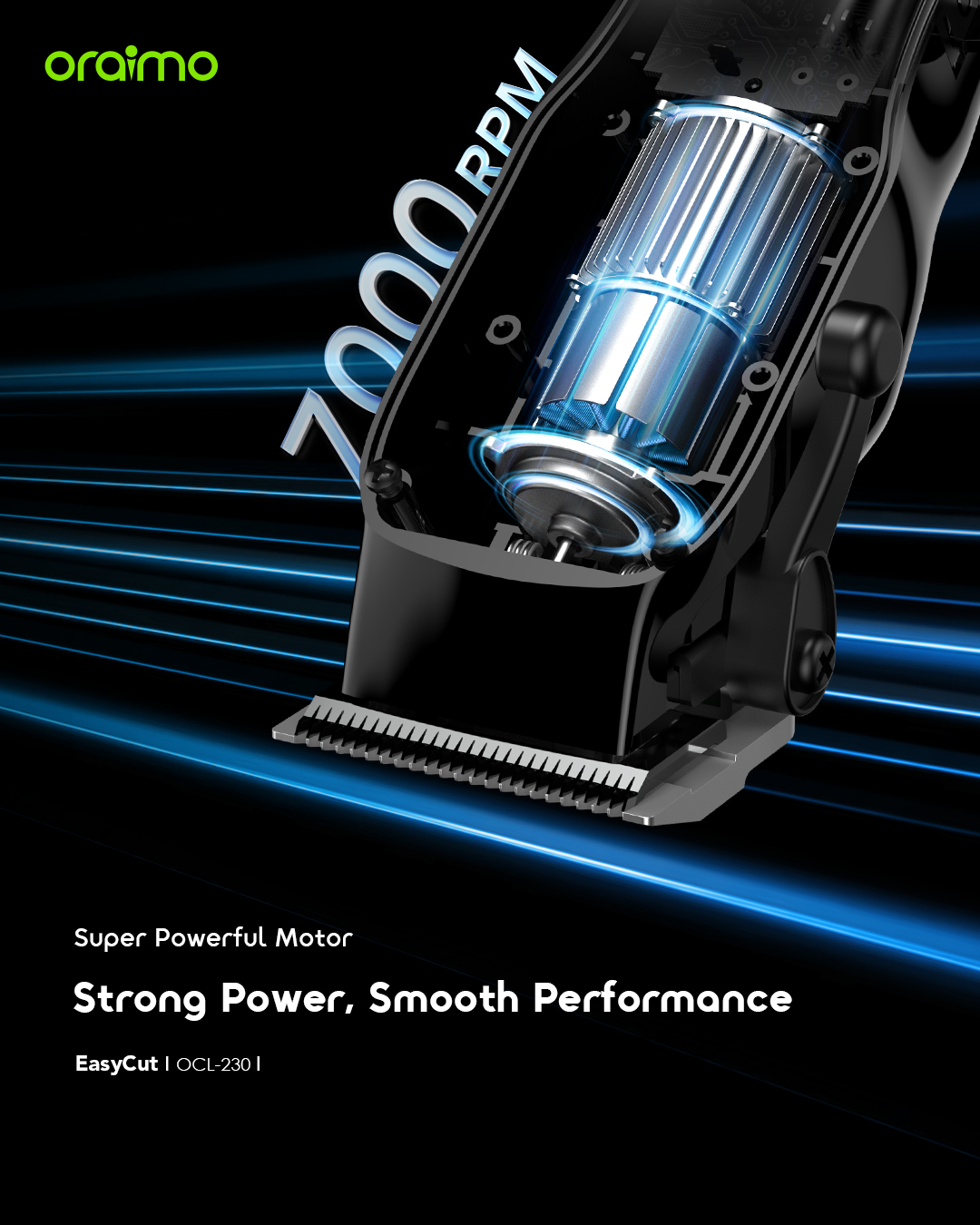 oraimo-Hair-Clipper-EasyCut-OCL-230-Powerful-Motor oraimo-Hair-Clipper-EasyCut-OCL-230-Powerful-Motor