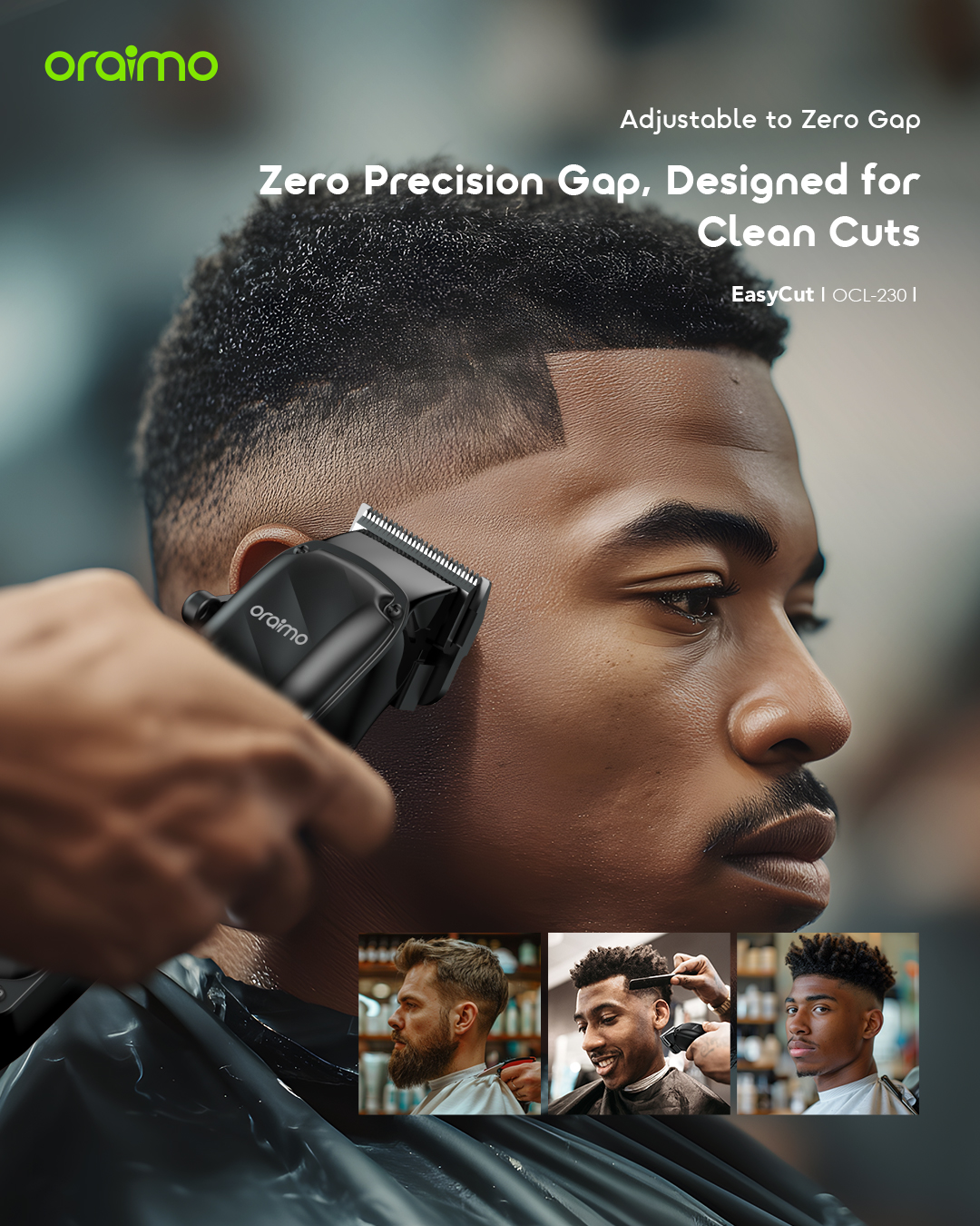 oraimo-Hair-Clipper-EasyCut-OCL-230-Zero-Gap oraimo-Hair-Clipper-EasyCut-OCL-230-Zero-Gap