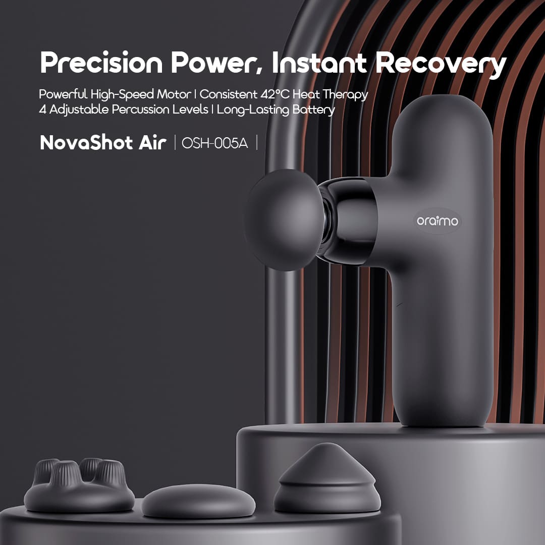oraimo Massage Gun NovaShot Air OSH 005A 1.0 oraimo Massage Gun NovaShot Air OSH 005A 1.0