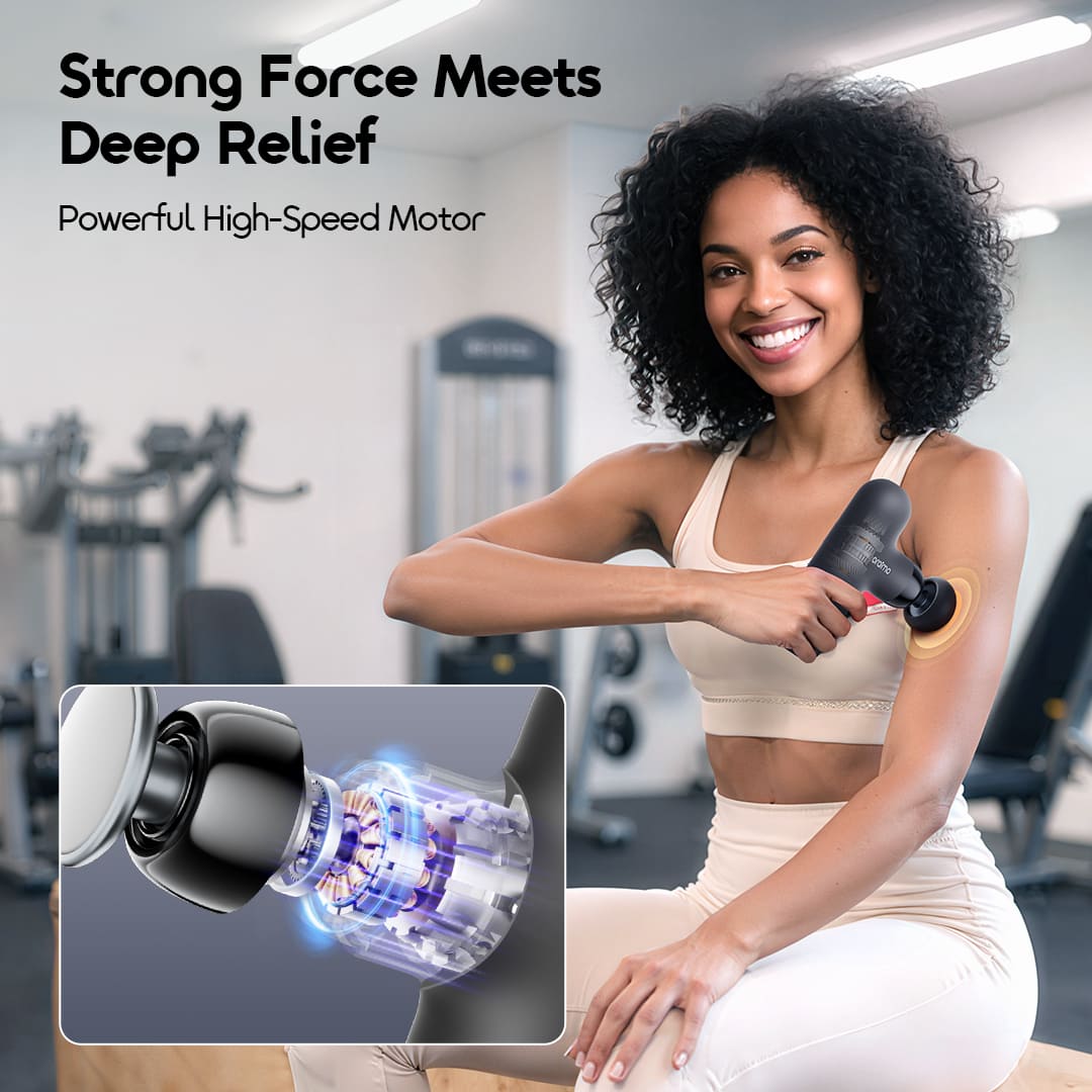 oraimo Massage Gun NovaShot Air OSH 005A Strong Motor 2 oraimo Massage Gun NovaShot Air OSH 005A Strong Motor 2