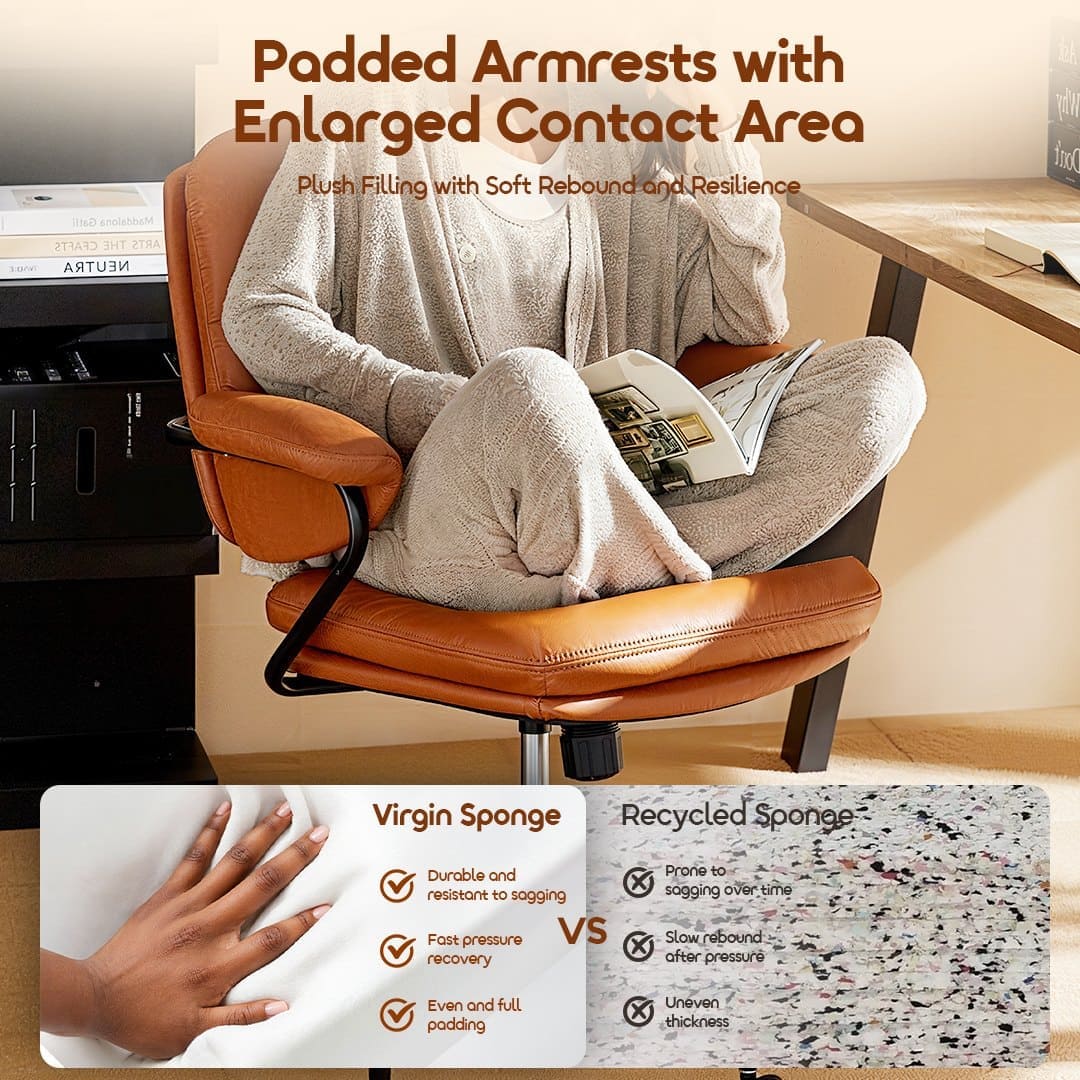 oraimo Office Chair-SoftNest OHS 007 Padded Armrests 6
