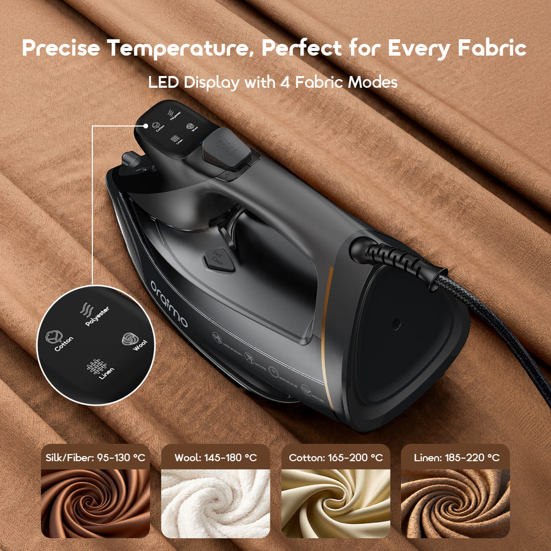 oraimo electric iron steamcore oei-511a led display 3 oraimo electric iron steamcore oei-511a led display 3