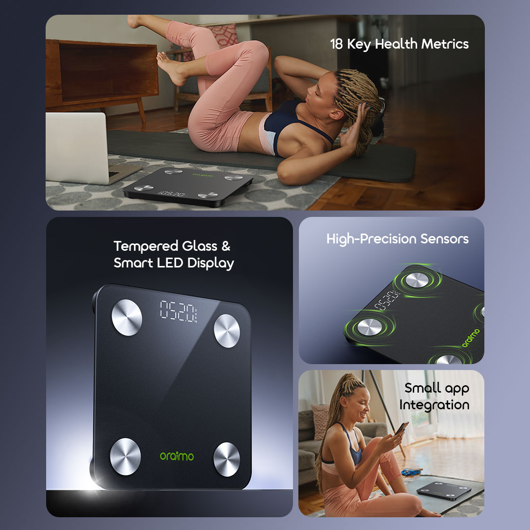 oraimo smart led body fat scale fitscale opc-sc200n features 2 oraimo smart led body fat scale fitscale opc-sc200n features 2