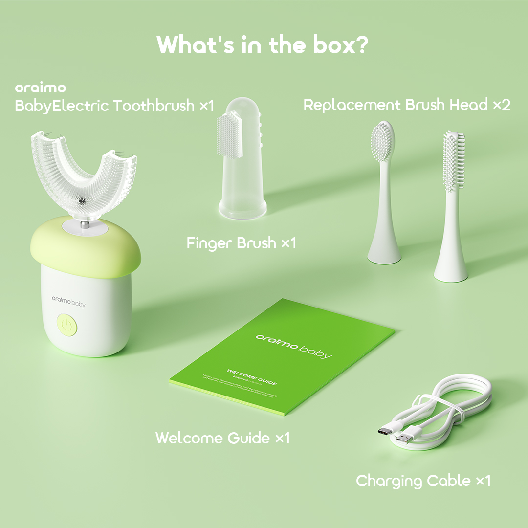 oraimo 3 cleaning modes baby electric toothbrush babybursh obc-511a in the box 5 oraimo 3 cleaning modes baby electric toothbrush babybursh obc-511a in the box 5