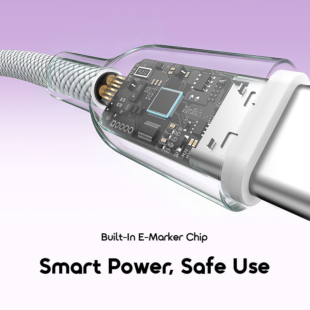 oraimo Data Cable BraidLine OCD-1525CC 05 Built-In E-Marker Chip Smart Power Safe Use oraimo Data Cable BraidLine OCD-1525CC 05 Built-In E-Marker Chip Smart Power Safe Use