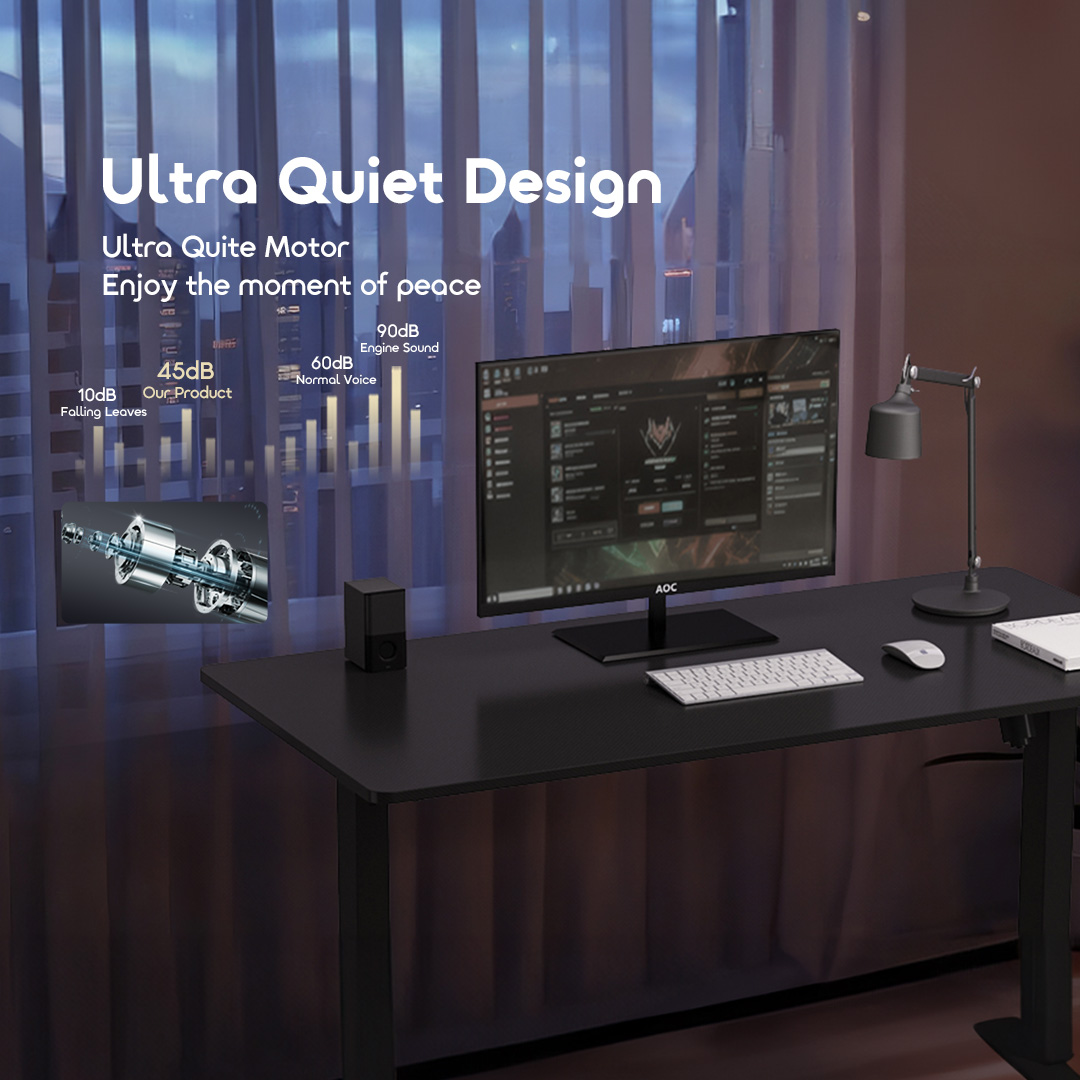 oraimo FlexiStation Electric Standing Desk OHFE-001 11 Ultra Quiet Design