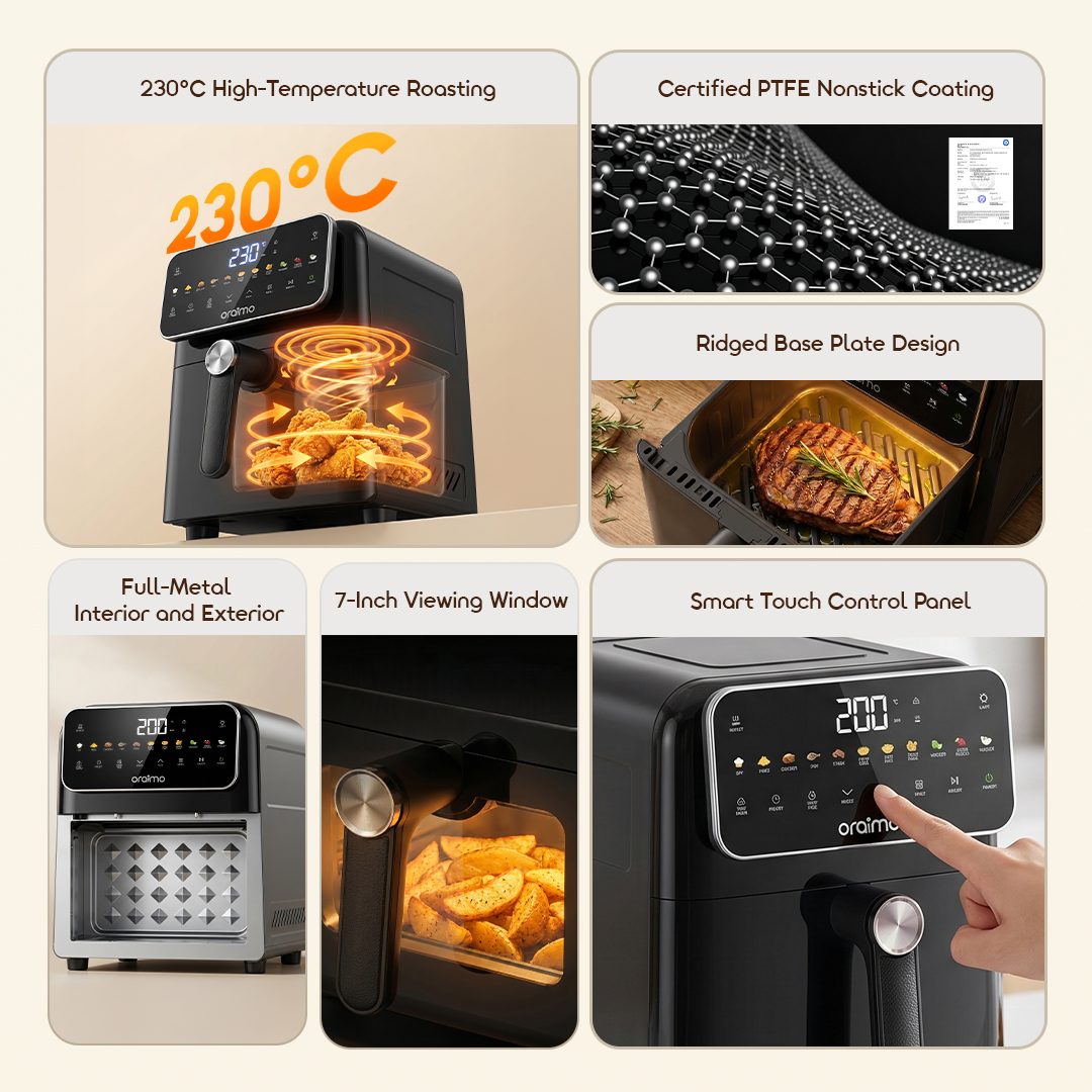 oraimo Air Fryer NutriFry S1 OAF-261A-02 Feature Overview