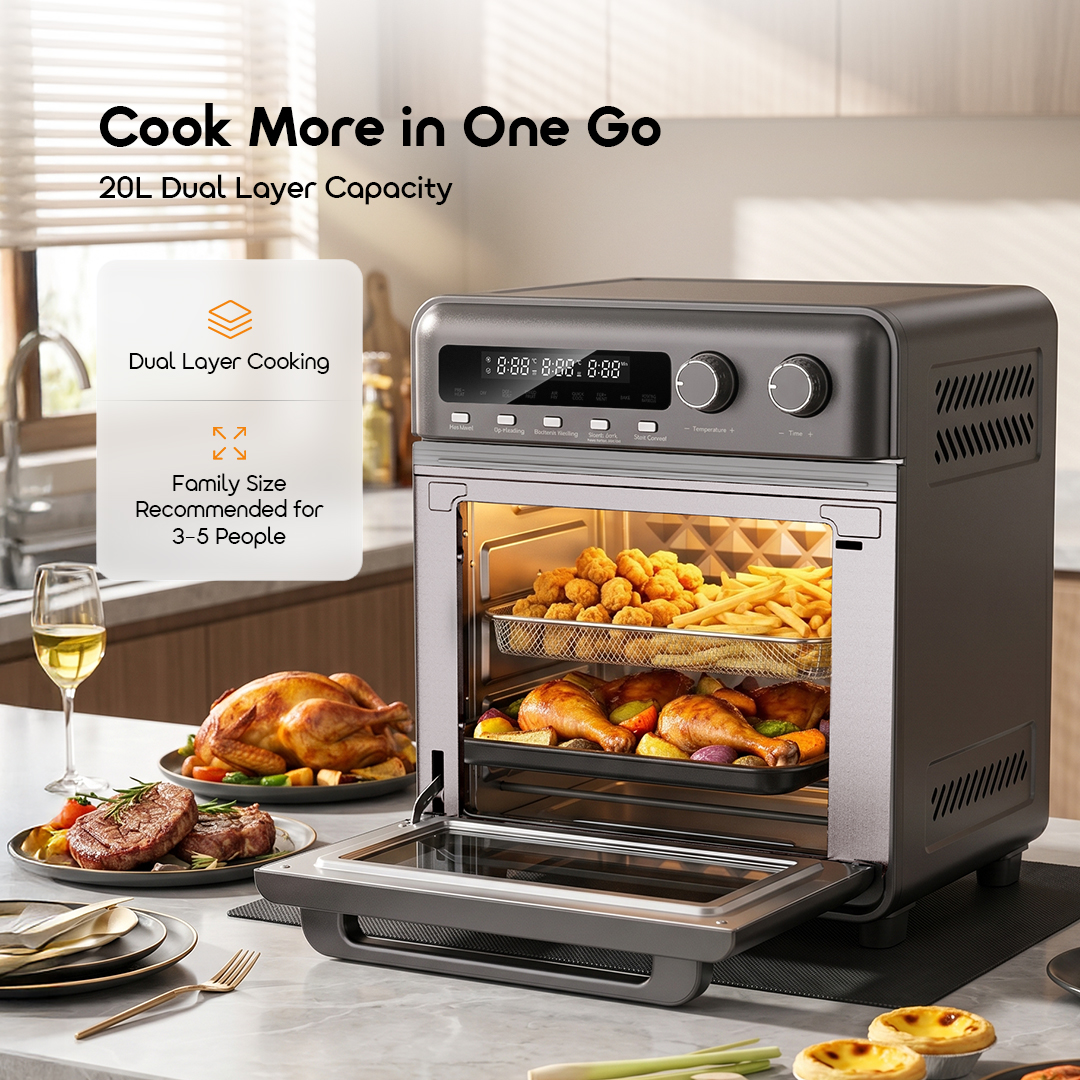 oraimo Air Oven BakeAir Pro OAO-561A 07 - 20L Dual Layer Capacity