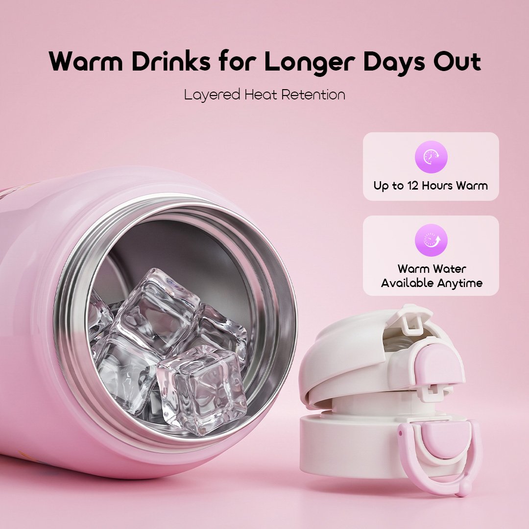 oraimo baby Insulated Water Bottle for Babies and Toddlers DualTherm OBF-533B 04 Layered Heat Retention