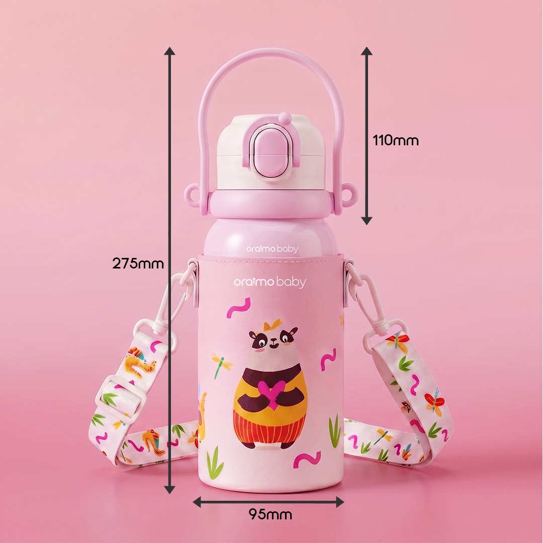 oraimo baby Insulated Water Bottle for Babies and Toddlers DualTherm OBF-533B 08 Product Dimensions