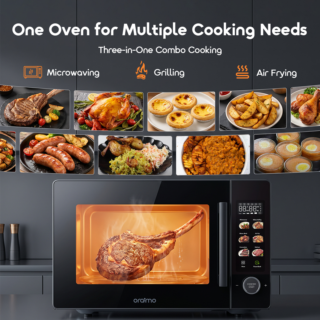 oraimo Microwave Air Fryer Oven InfiWave Nova OMO-821A 02 Multi Cooking Modes Microwave Grill Air Fry