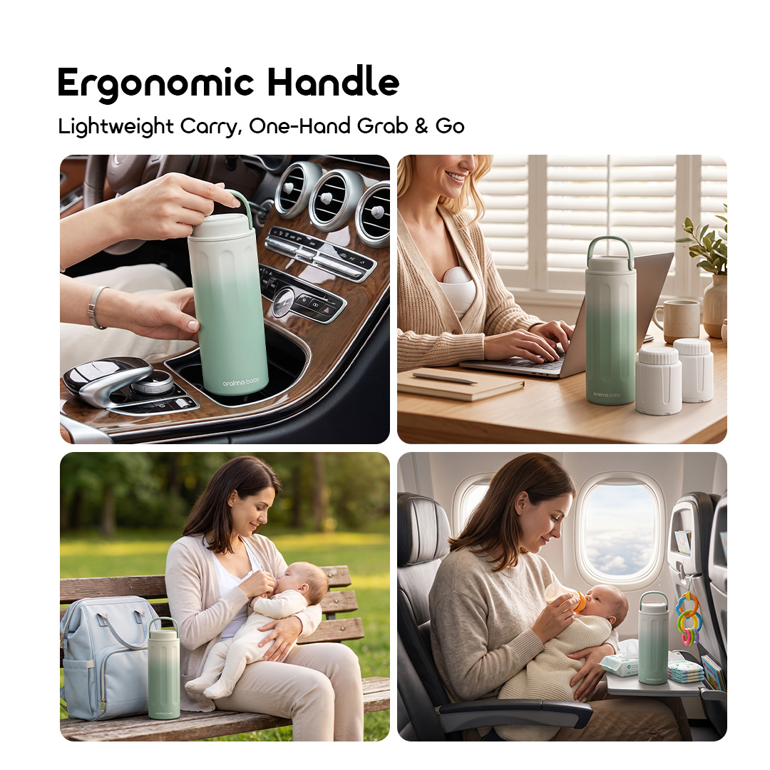 oraimo FreshPod 400ml Portable Freshness-Preserving Breast Milk Cooler