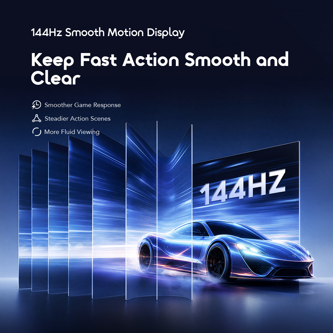 oraimo VisionPad 2K 27-inch Computer Screen Monitor | 2K HD