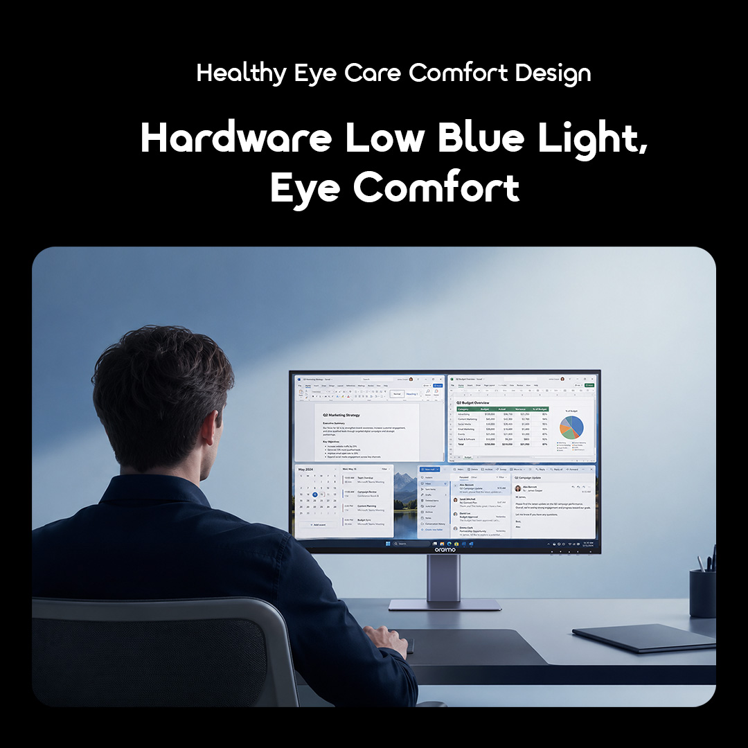 oraimo VisionPad 4K 27-Inch 4K HD Computer Screen Monitor