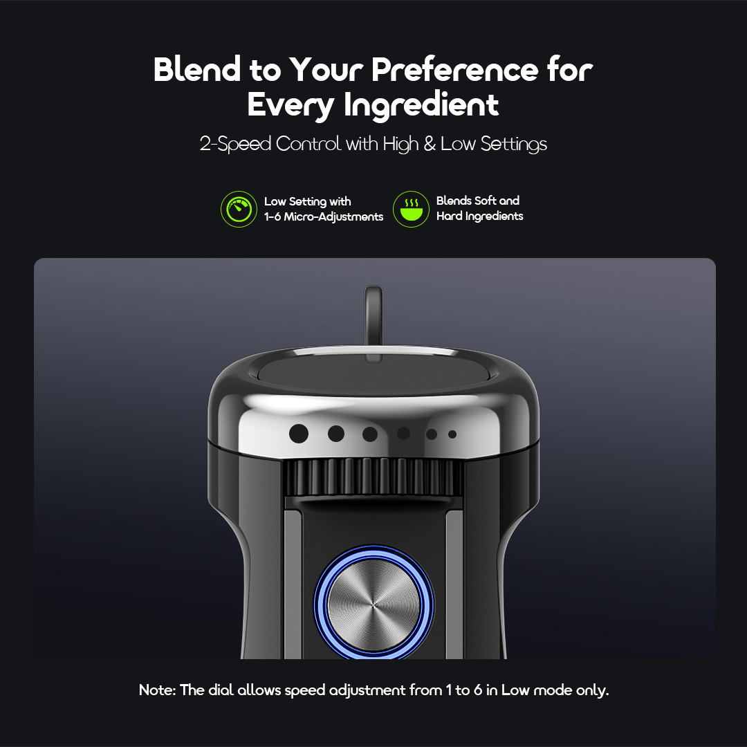 oraimo OmniBlend 3 800W 6-In-1 Rapid Blending Hand Blender