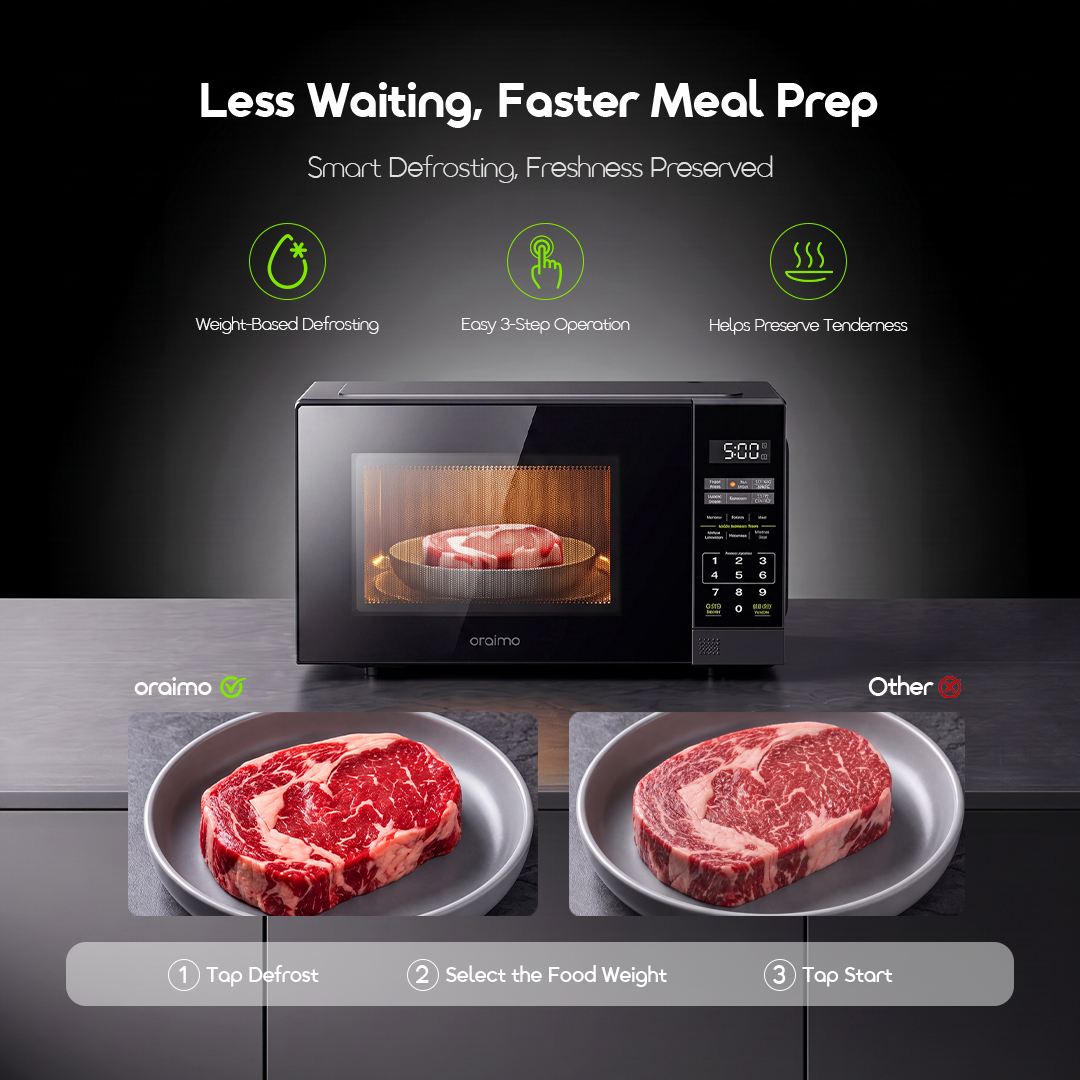 oraimo Microwave Oven InfiGrill OMO 522A 08 Less Waiting Faster Meal Prep