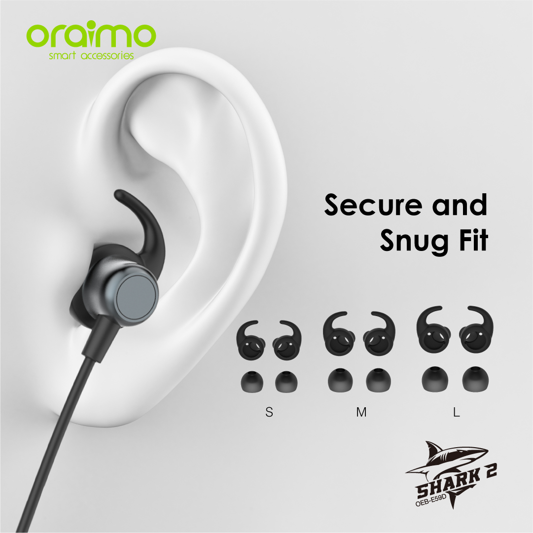 oraimo Shark 2 Sport Wireless Earphones