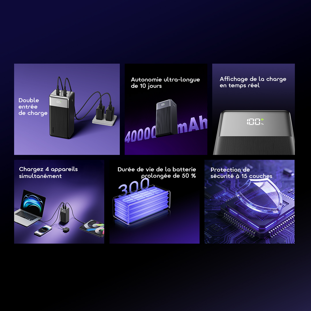 oraimo Power Bank PowerJet 501 OPB-7401Q 02 caractéristiques