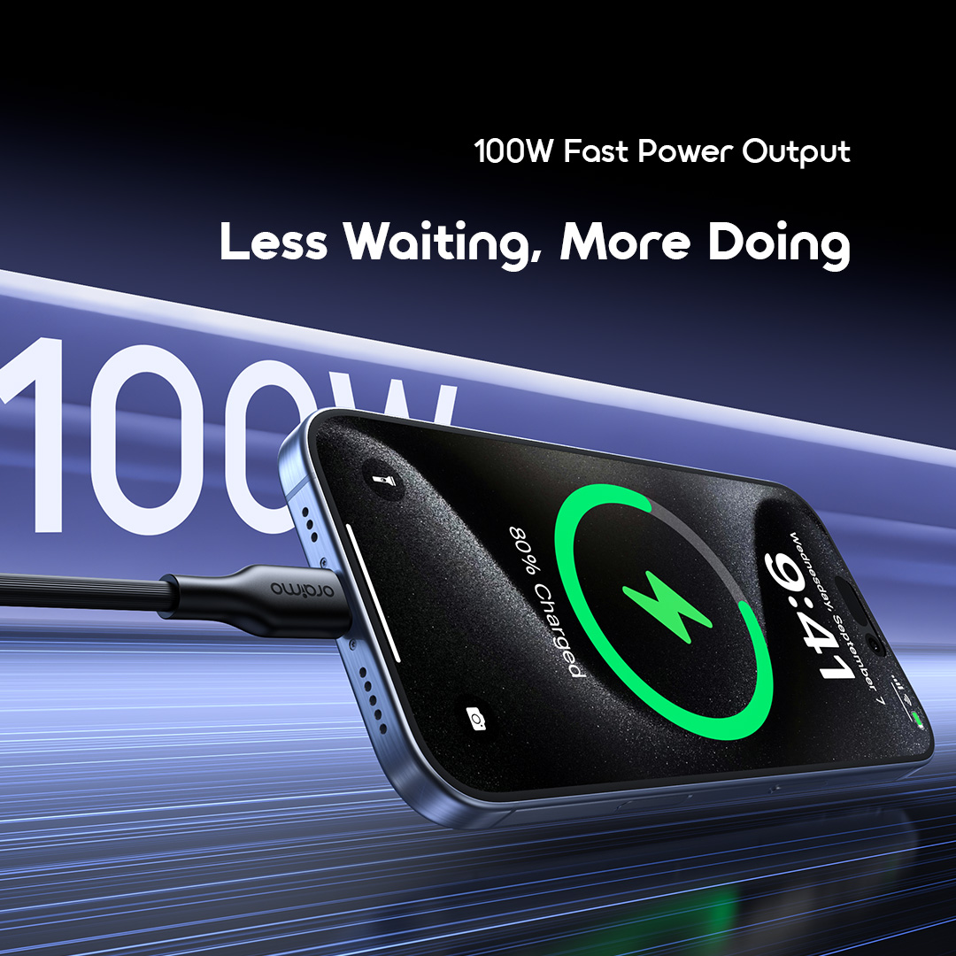 oraimo Data Cable RobustLine OCD-1145CC 03 Less Waiting, More Doing oraimo Data Cable RobustLine OCD-1145CC 03 Less Waiting, More Doing