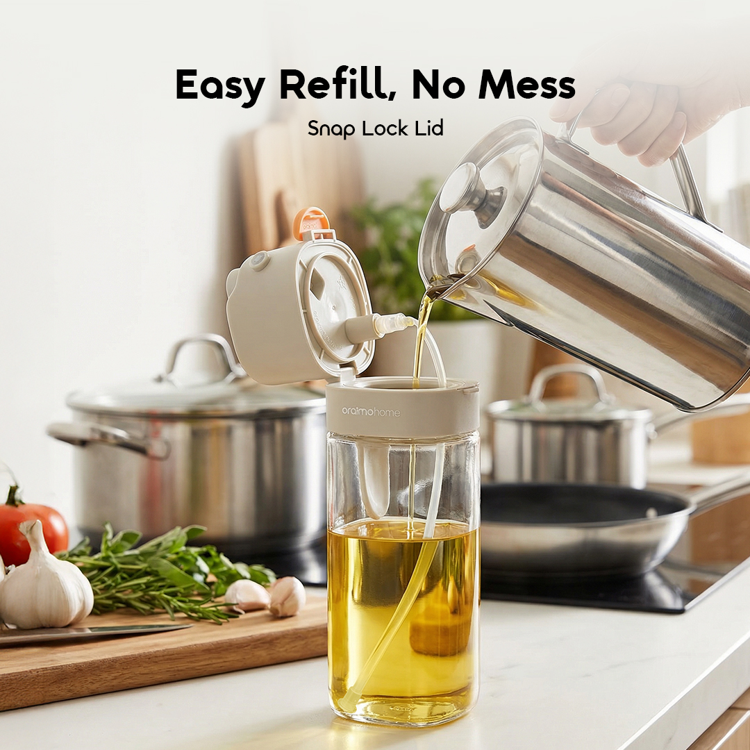 oraimo Oil Sprayer MistPour OHKO-001 05 Snap Lock Lid