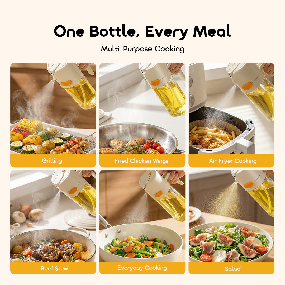 oraimo Oil Sprayer MistPour OHKO-001 07 Multi Cooking Use