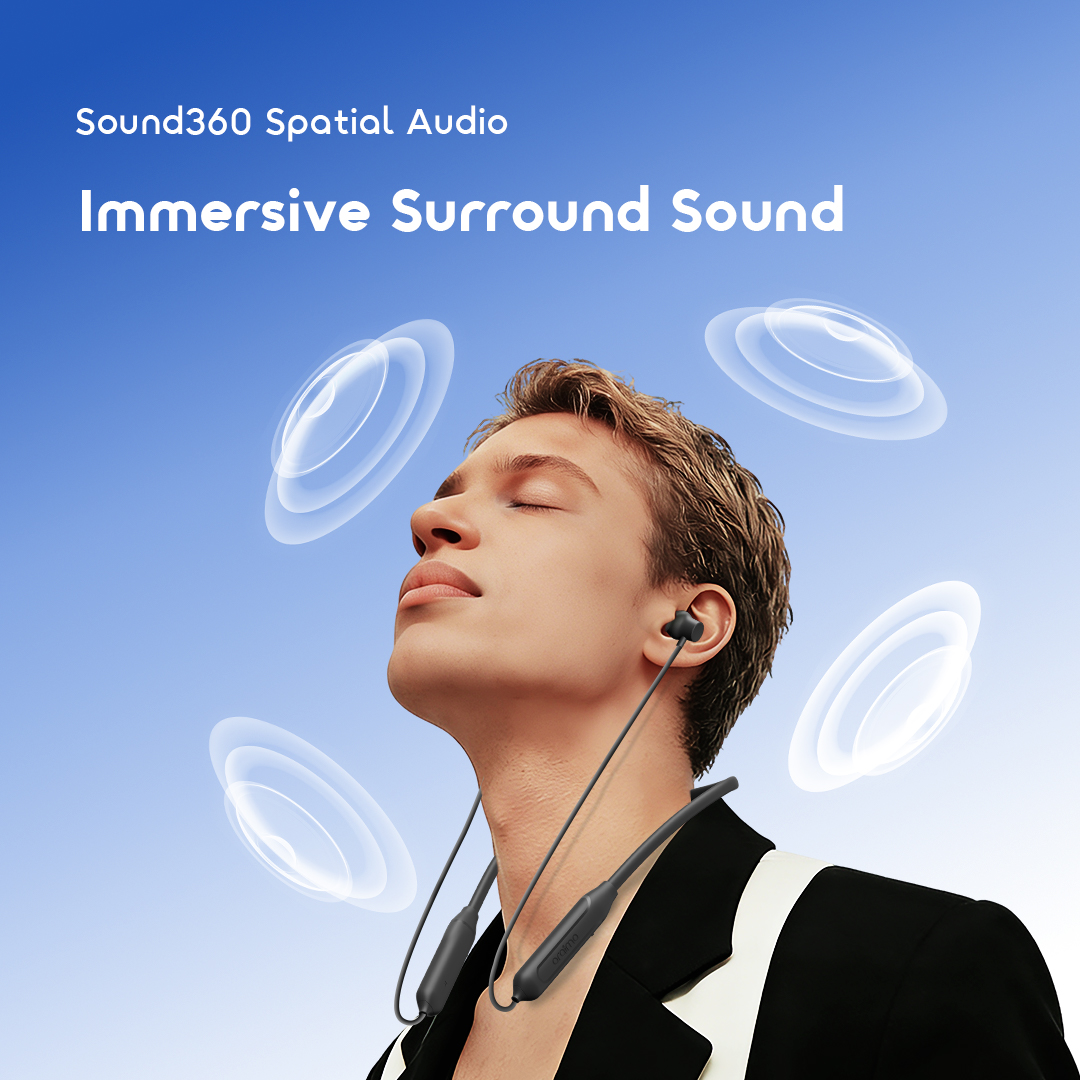 oraimo Earphone Necklace Neo OEB-310 05 Sound360 Spatial Audio