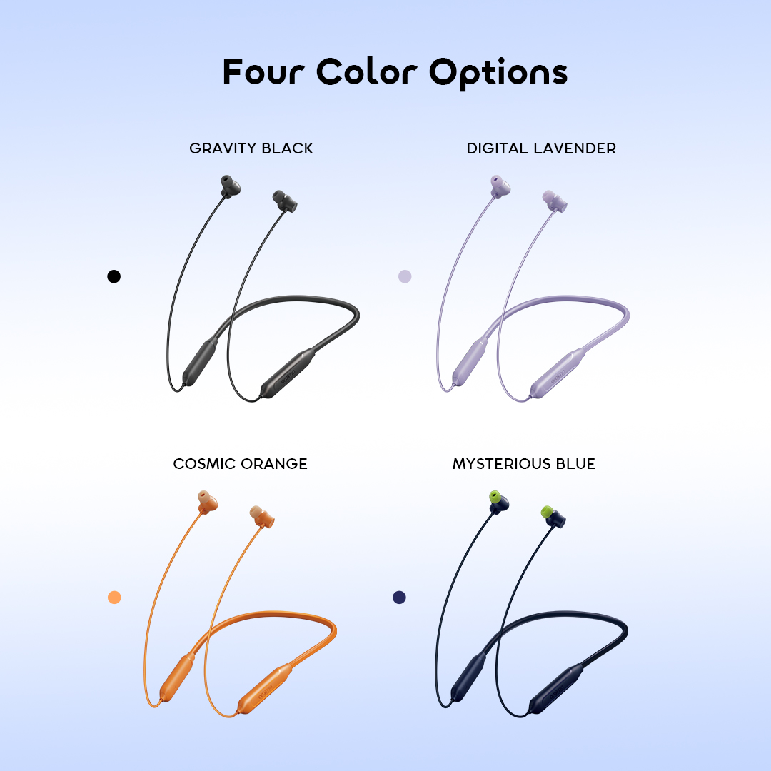 oraimo Earphone Necklace Neo OEB-310 10 Four Color Options