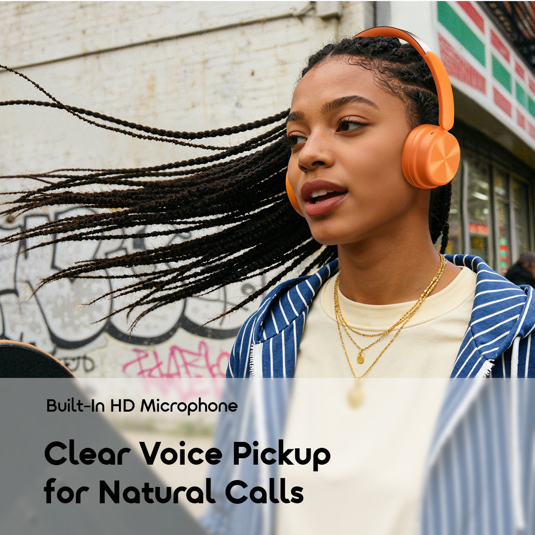 oraimo Headphone BoomPop Air OHP-316 07 Built-In HD Microphone