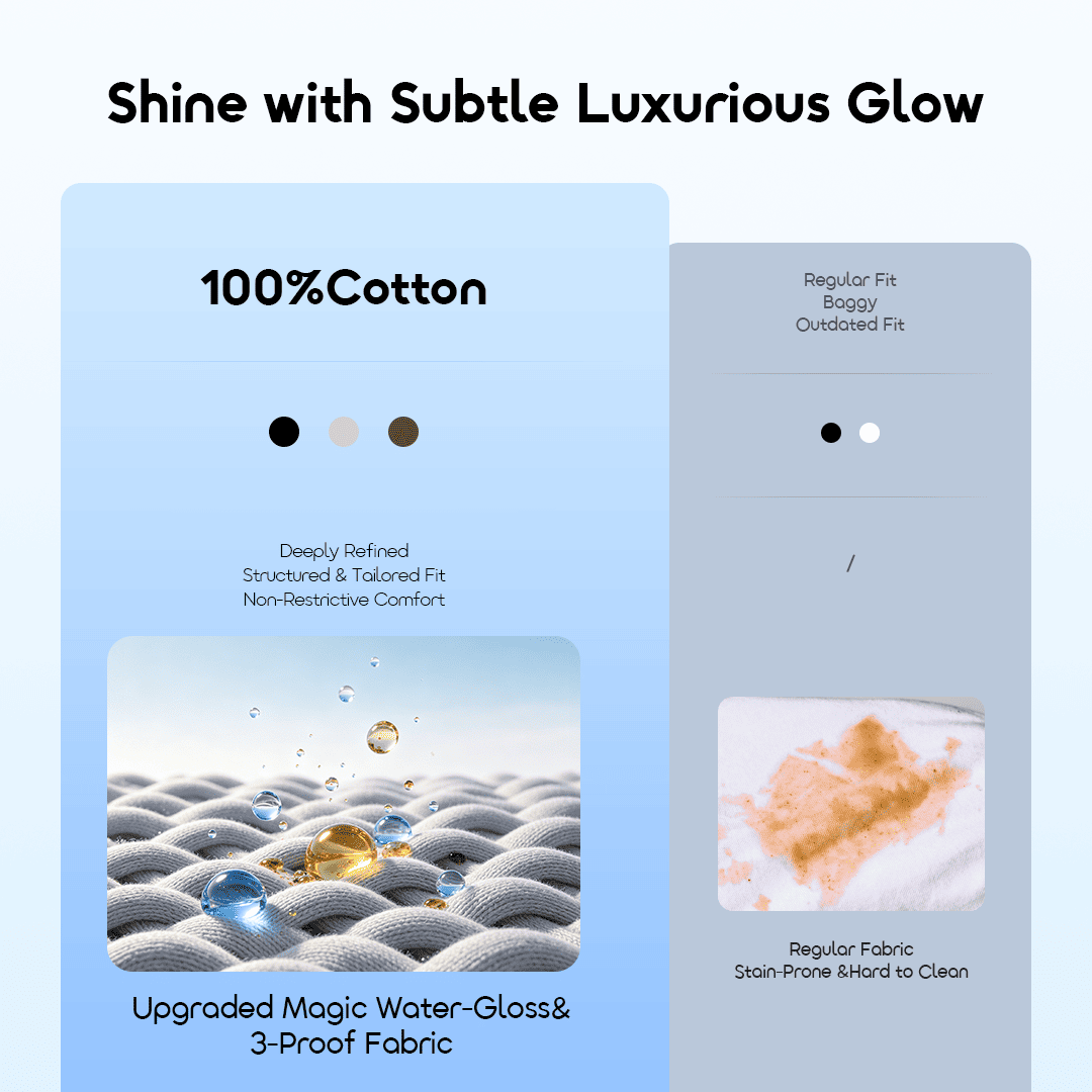 oraimo T-shirt NanoShield OHDT-003 04 Upgraded Magic Water-Gloss & 3-Proof Fabric