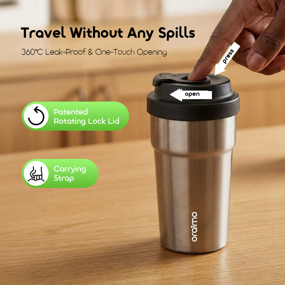 oraimo Insulated Water Bottle QuickSip 620 OHDW-001 08 Travel Without Any Spills 
