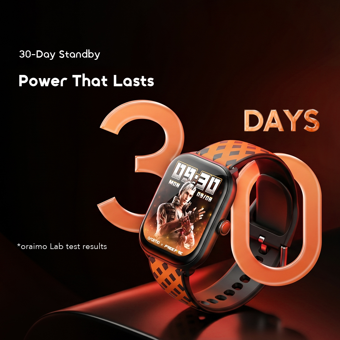 oraimo Smart Watch Watch 6 HAYATO OSW-809 04 30-Day Standby