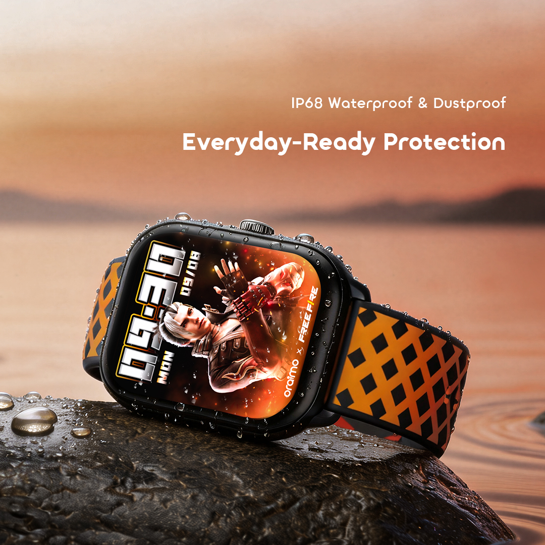 oraimo Smart Watch Watch 6 HAYATO OSW-809 09 IP68 Waterproof & Dustproof