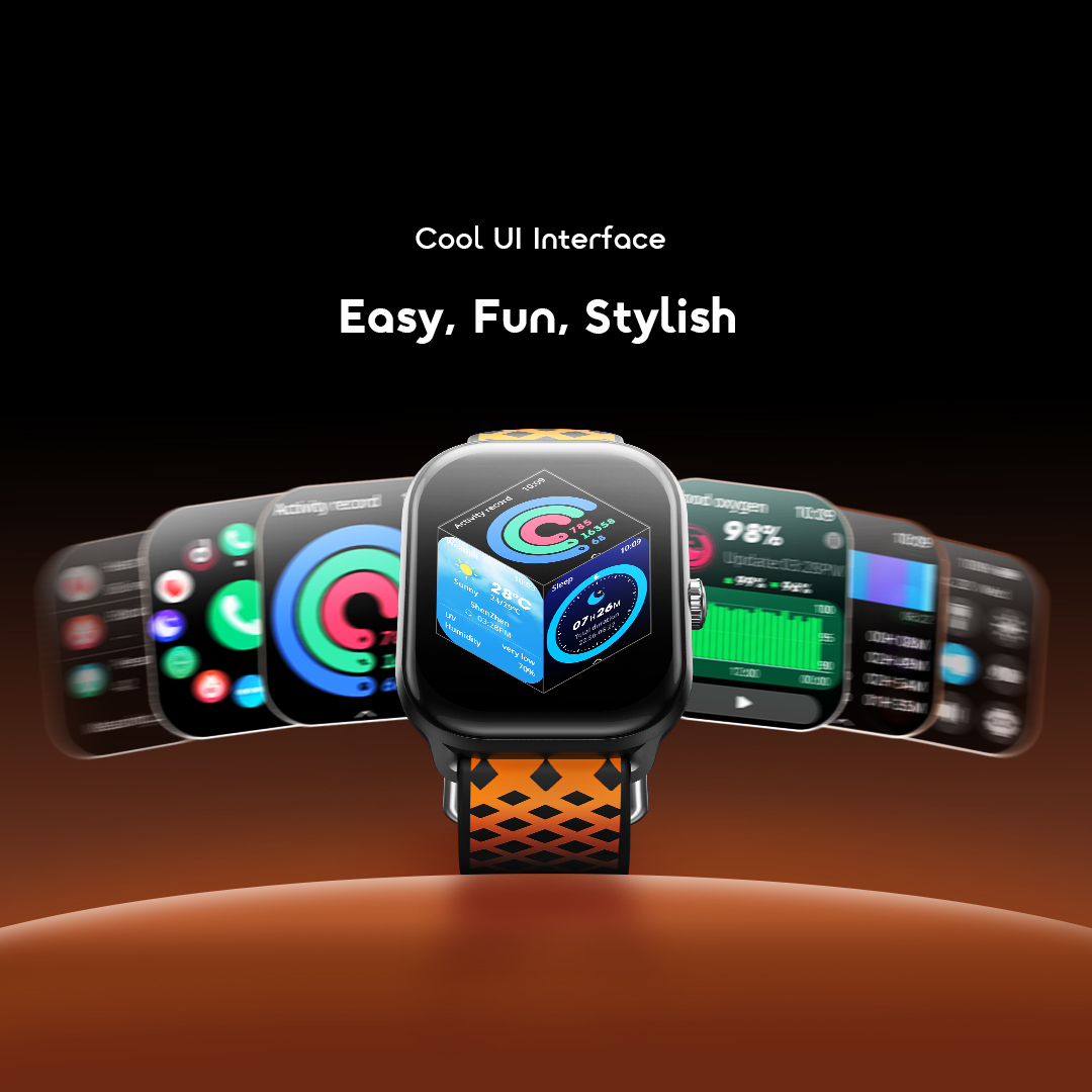 oraimo Smart Watch Watch 6 HAYATO OSW-809 11 Cool UI Interface