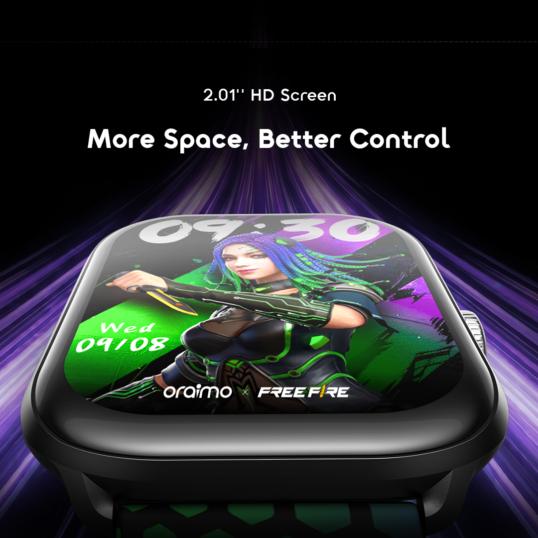 oraimo Smart Watch Watch 6 MOCO OSW-809 03 2.01" HD Screen