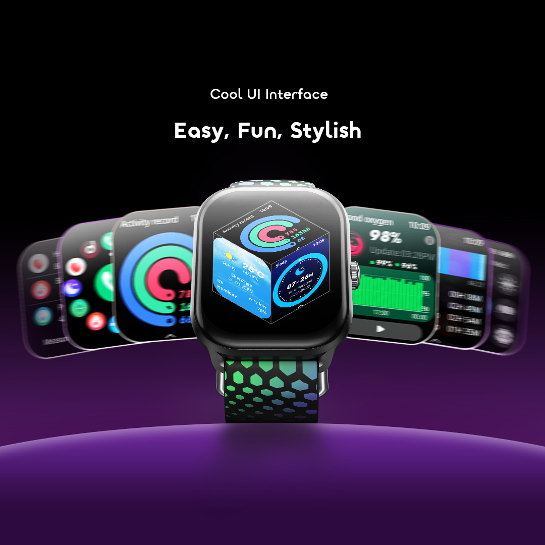 oraimo Smart Watch Watch 6 MOCO OSW-809 11 Cool UI Interface