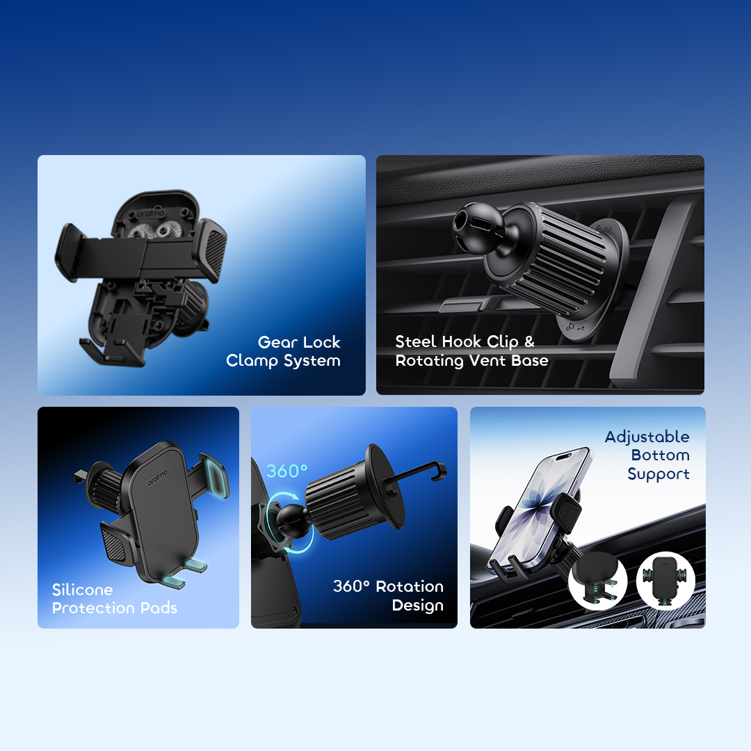 oraimo Car Phone Holder Hydra 7 OCM-14 02 features