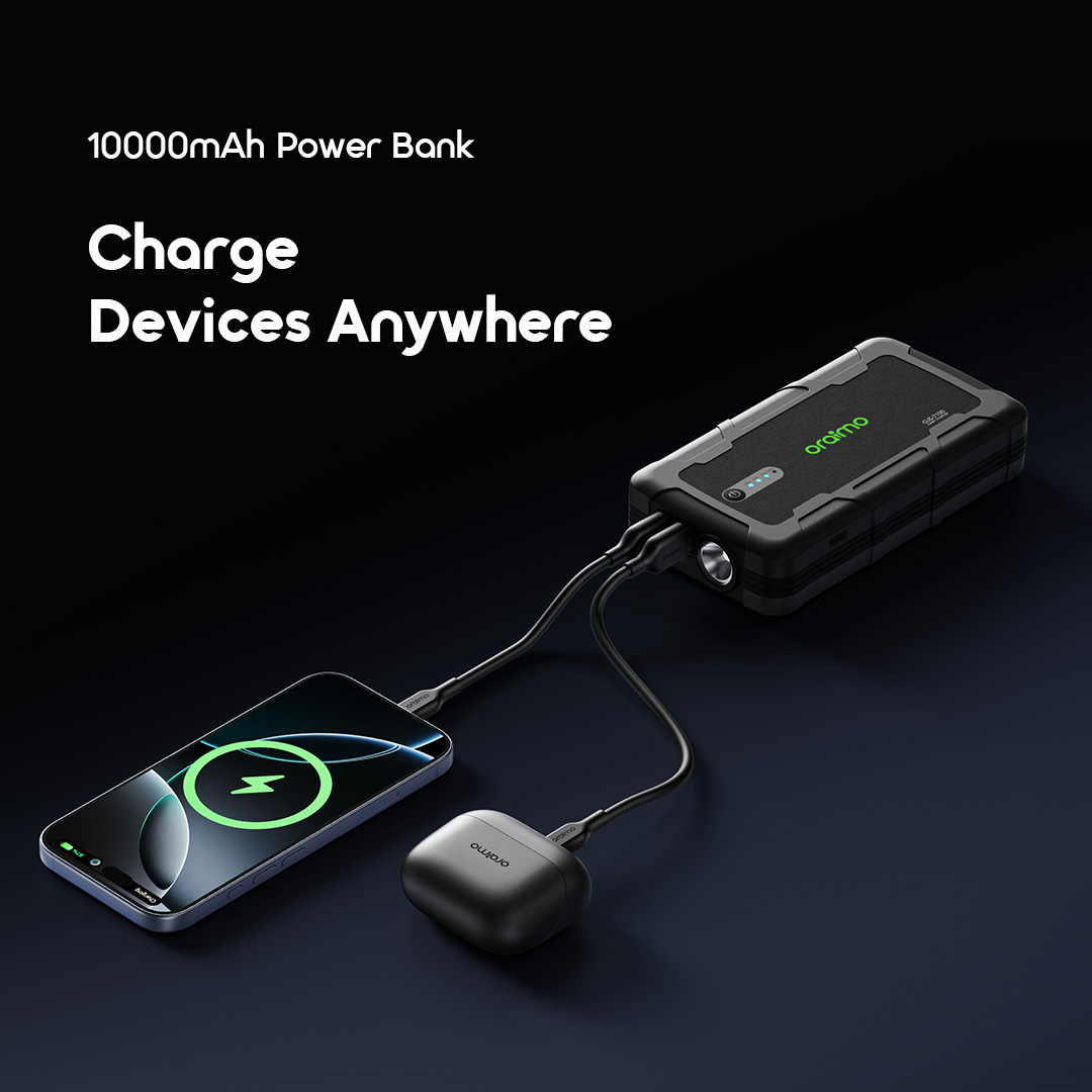 oraimo Car Jump Starter PowerSpark OJS-7100 06 10000mAh Power Bank
