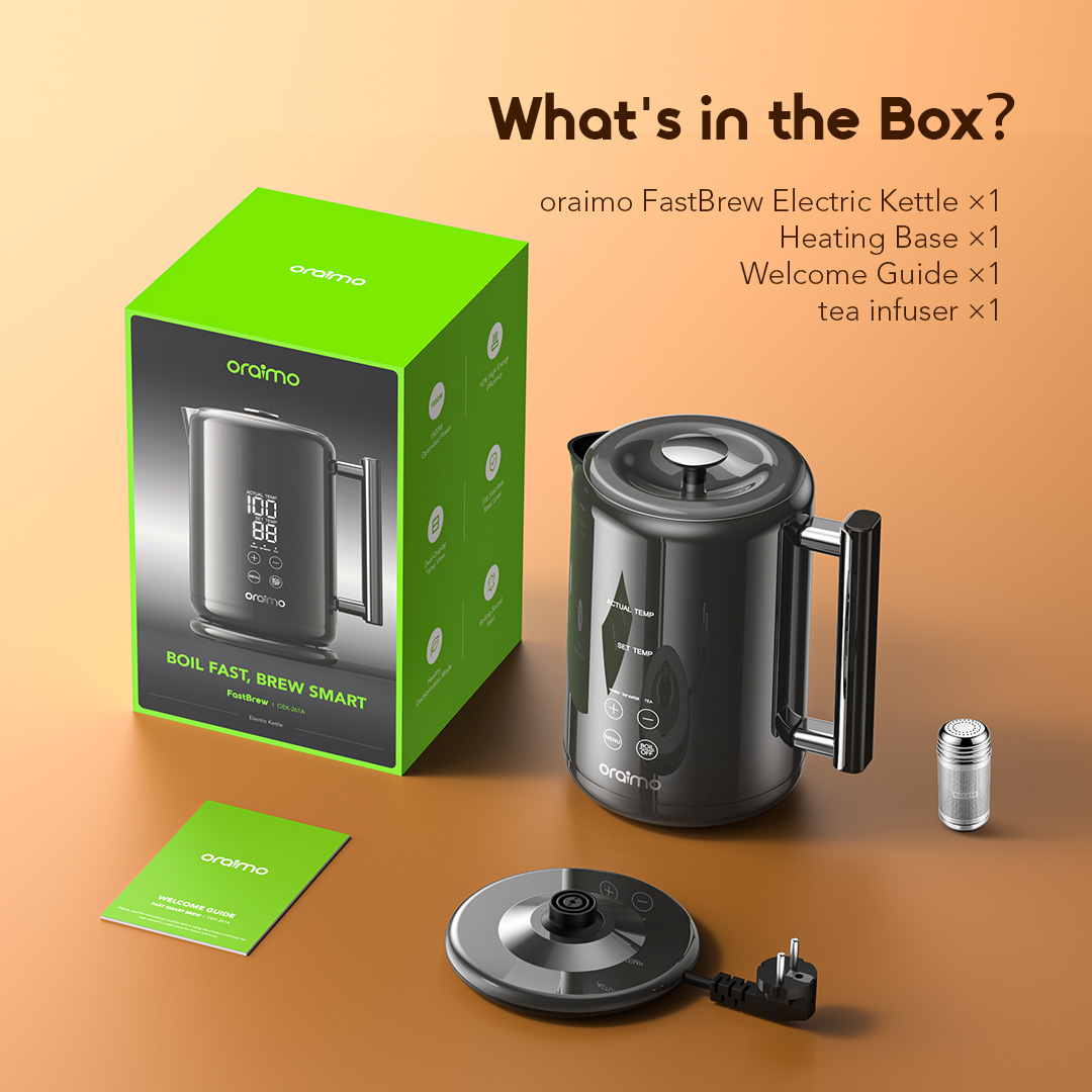 oraimo Electric Kettle FastBrew OEK-261A 09 - What's in the Box oraimo Electric Kettle FastBrew OEK-261A 09 - What's in the Box