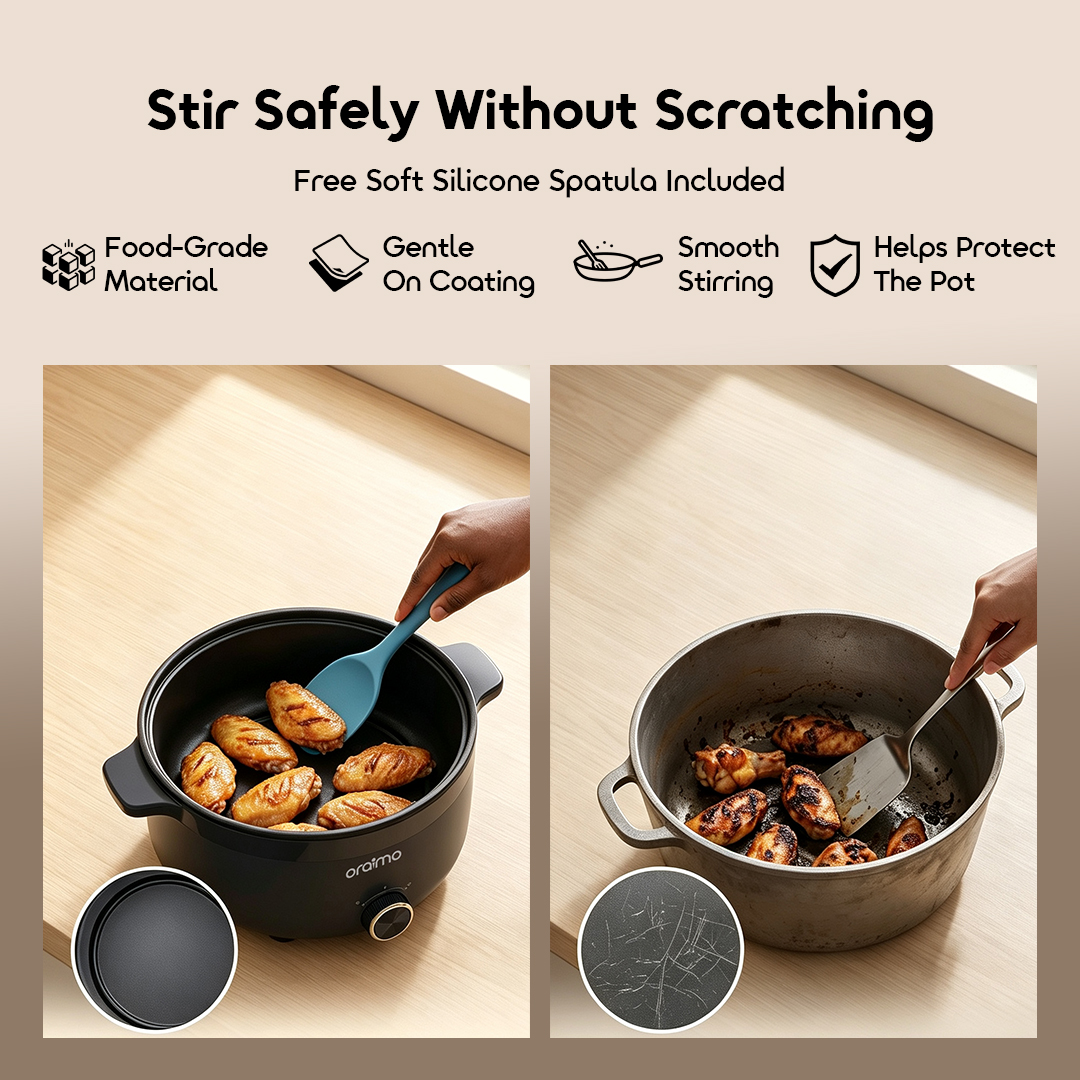 oraimo multipot multi functional electric hotpot africa OEH 261A 06 stir safely without scratching