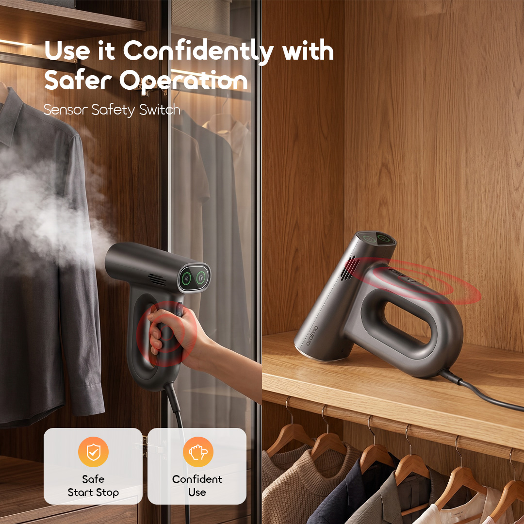 oraimo handheld iron africa OHI-801A 06 use it confidently with safer operation