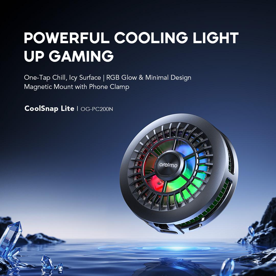oraimo CoolSnap Lite Minimal Magnetic Phone Cooler