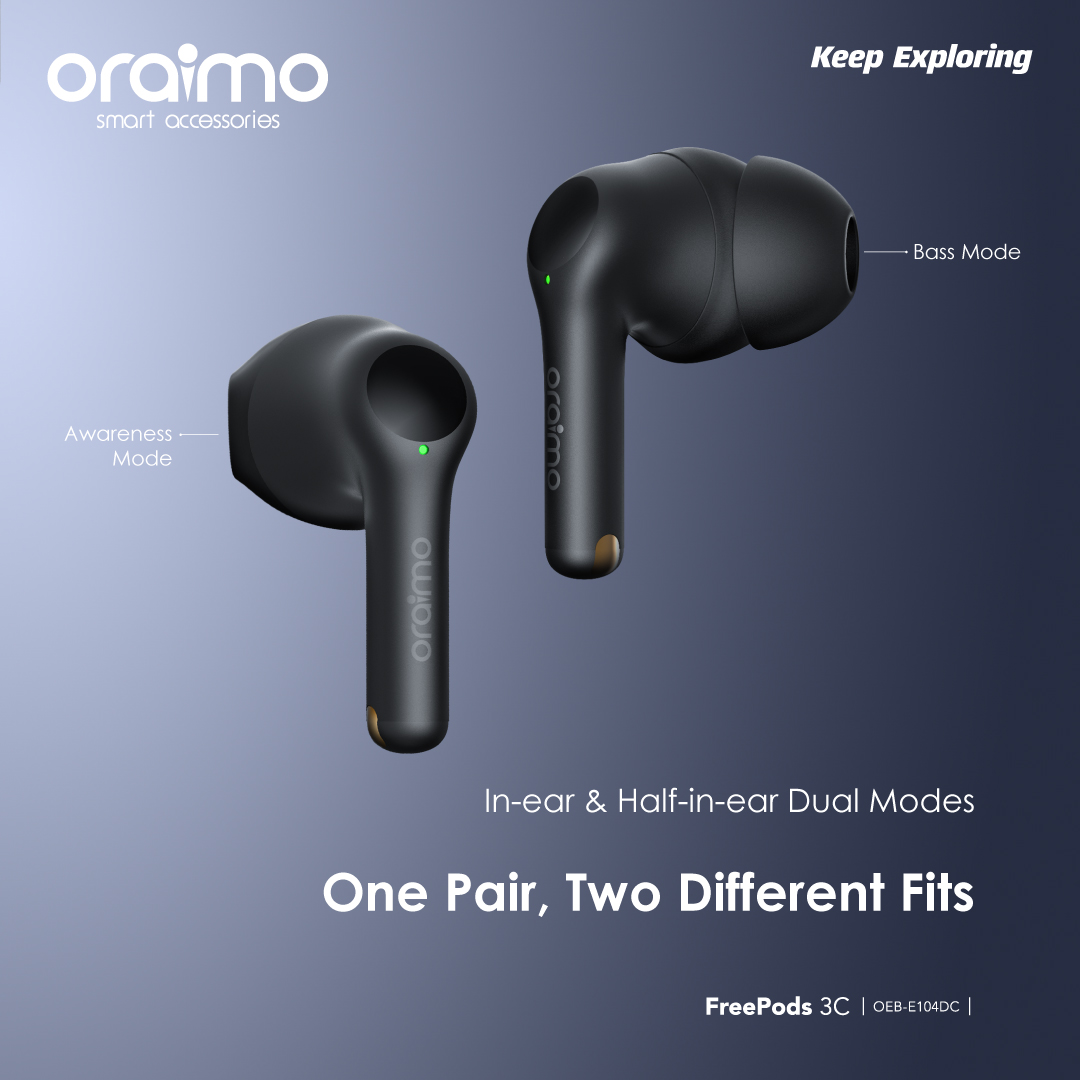 oraimo freepods 3c earbuds
